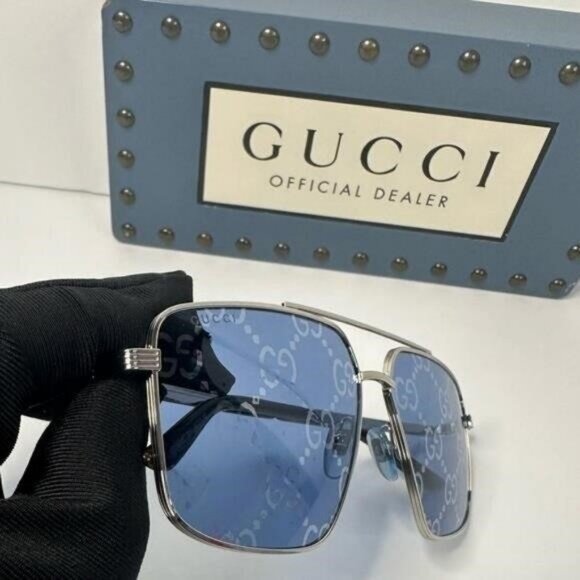 Authentic GUCCI GG0941S PILOT MONOGRAM SUNGLASSES - Picture 9 of 14
